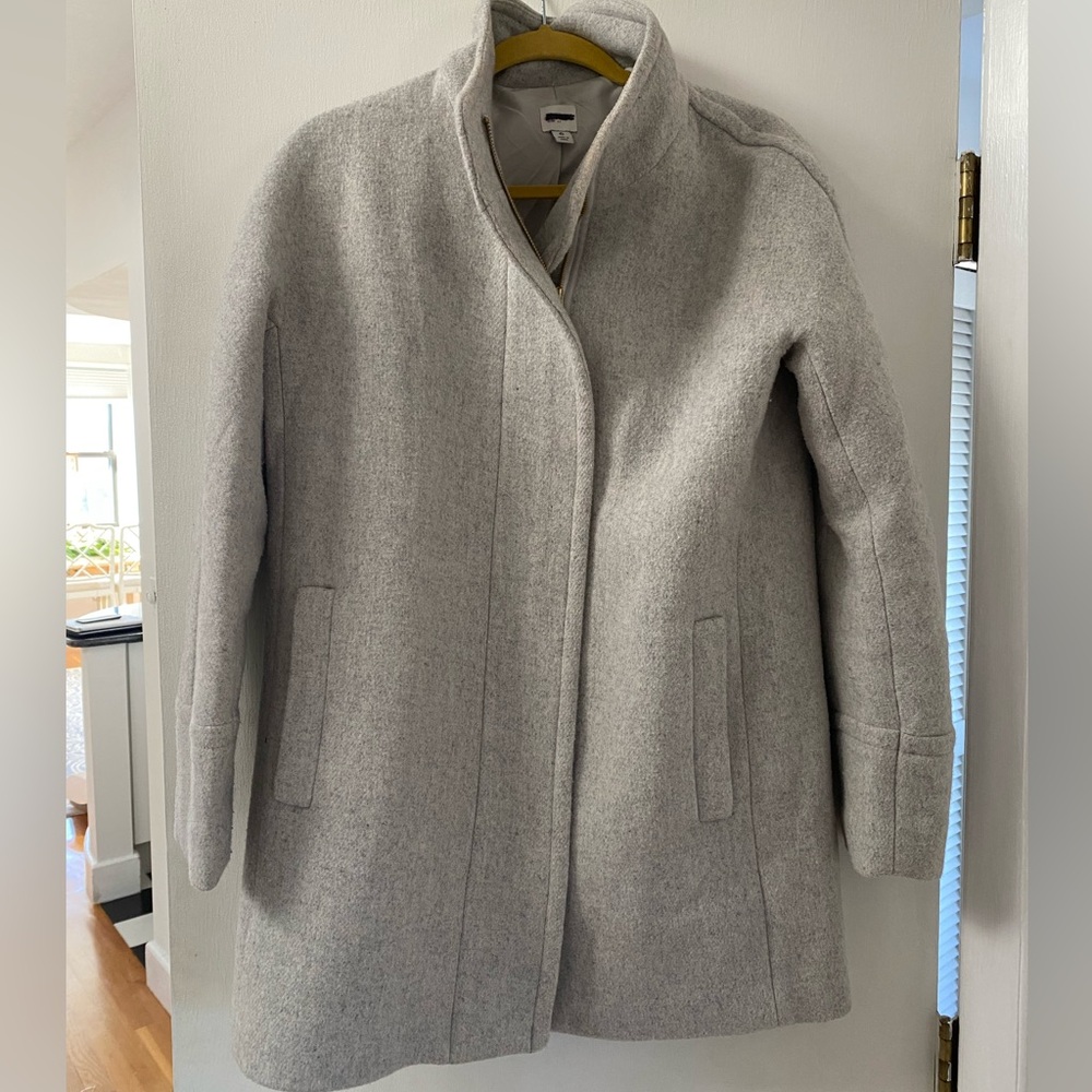 Jcrew Toscana coat in Italian stadium-cloth wool blend